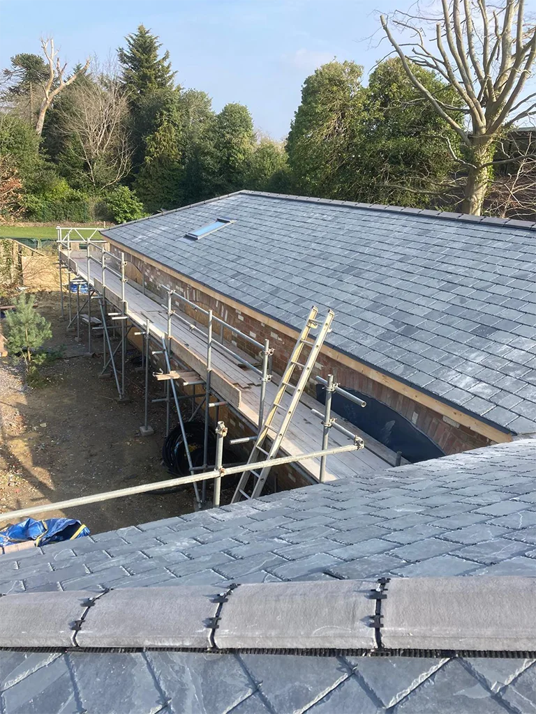 New Build Slate Roof Installation – Woking