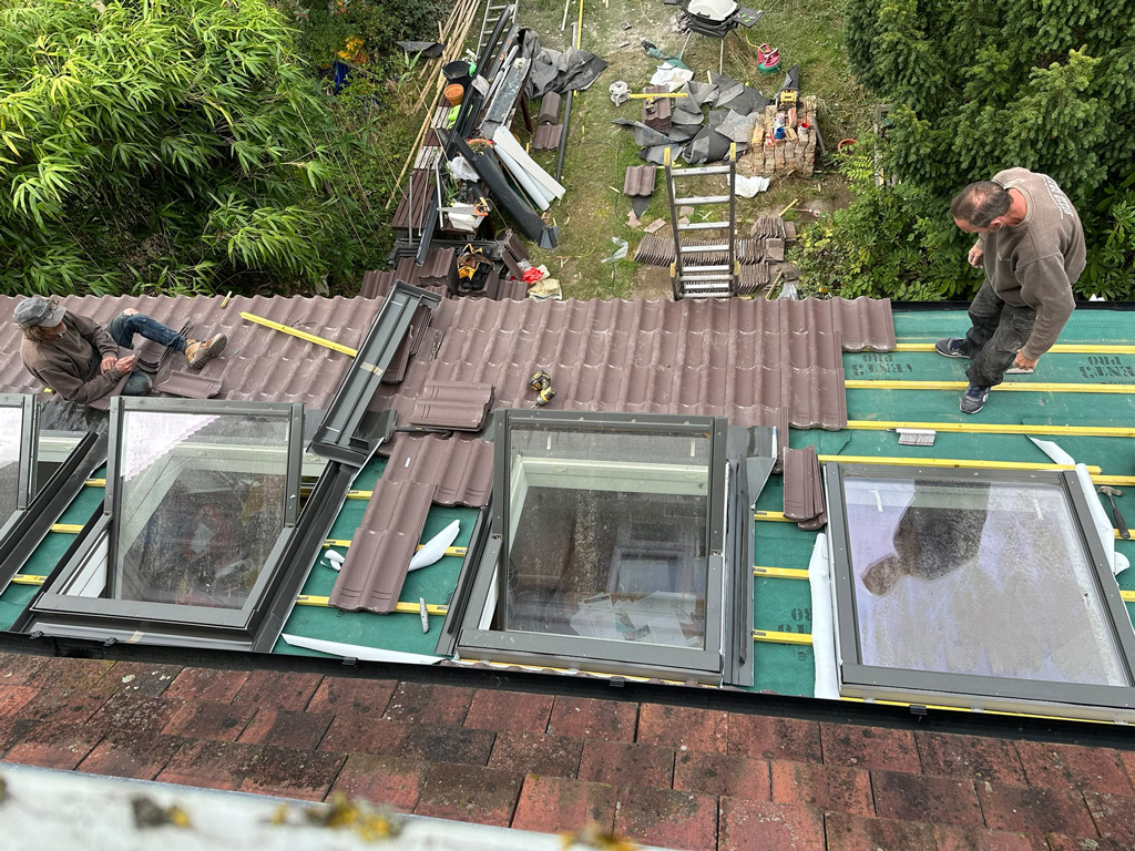 Mendip 12.5 concrete roof tiles installed by Roof Wizards in Petts Wood