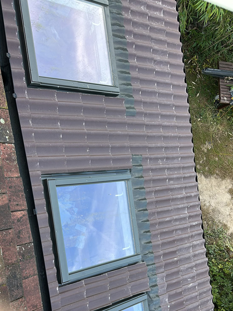 Replacement of leaking concrete tiled roof in Petts Wood